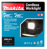 Makita LED-Akku-Baustrahler 18V | 750–3.000 lm, Hybridbetrieb & bis zu 13 Std. Laufzeit - DEADML811