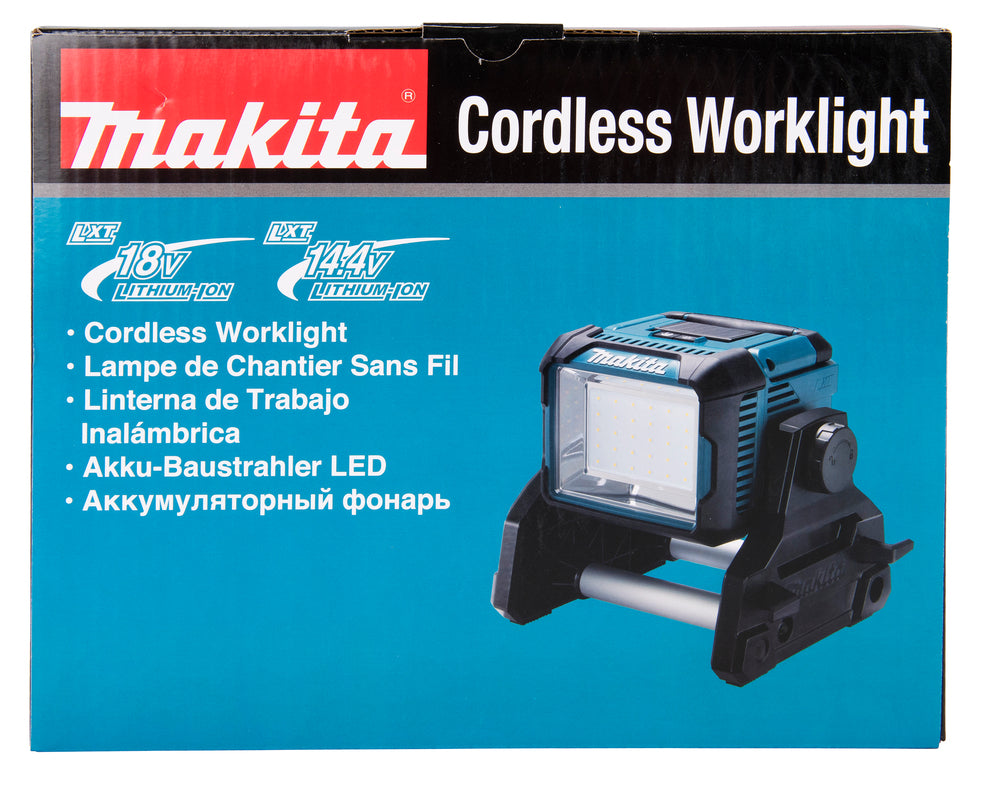 Makita LED-Akku-Baustrahler 18V | 750–3.000 lm, Hybridbetrieb & bis zu 13 Std. Laufzeit - DEADML811