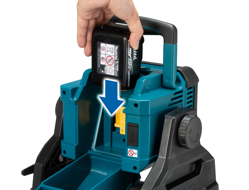 Makita LED-Akku-Baustrahler 18V | 750–3.000 lm, Hybridbetrieb & bis zu 13 Std. Laufzeit - DEADML811