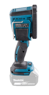 Makita LED-Akku-Handstrahler 18V | 1.250 lm, 640 m Reichweite & bis zu 10 Std. Leuchtdauer - DEBDML812