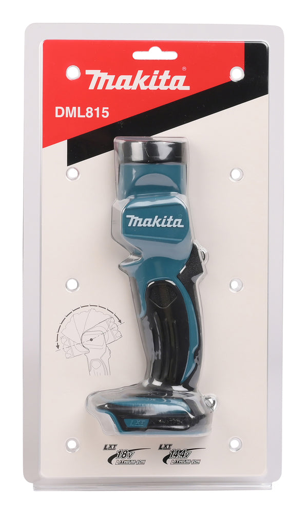 Makita LED-Akku-Handleuchte DML815 – 12-fach verstellbar, 54h Laufzeit (18V) - DEBDML815