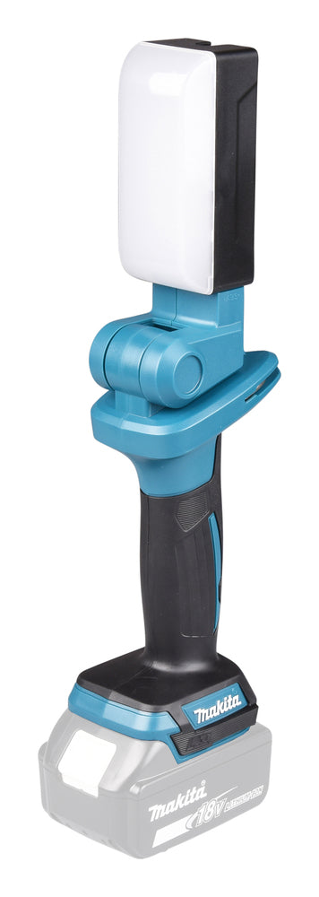 Makita LED-Akku-Arbeitsleuchte – 3 Helligkeitsstufen, drehbarer Kopf & Diffusor - DML816X