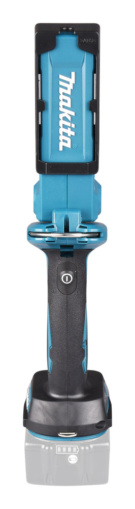Makita LED-Akku-Arbeitsleuchte – 3 Helligkeitsstufen, drehbarer Kopf & Diffusor - DML816X