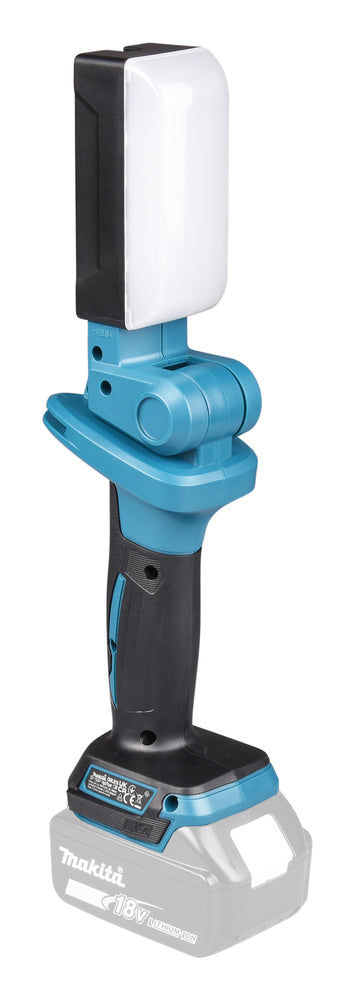Makita LED-Akku-Arbeitsleuchte – 3 Helligkeitsstufen, drehbarer Kopf & Diffusor - DML816X