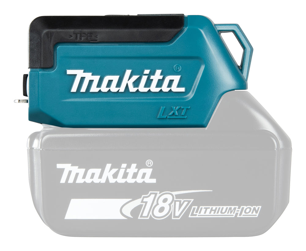 Makita LED-Akku-Taschenlampe – 3 Leuchtmodi, USB-Port & kompaktes Design (18V LXT) - DML817