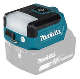 Makita LED-Akku-Taschenlampe – 3 Leuchtmodi, USB-Port & kompaktes Design (18V LXT) - DML817