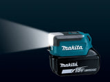 Makita LED-Akku-Taschenlampe – 3 Leuchtmodi, USB-Port & kompaktes Design (18V LXT) - DML817