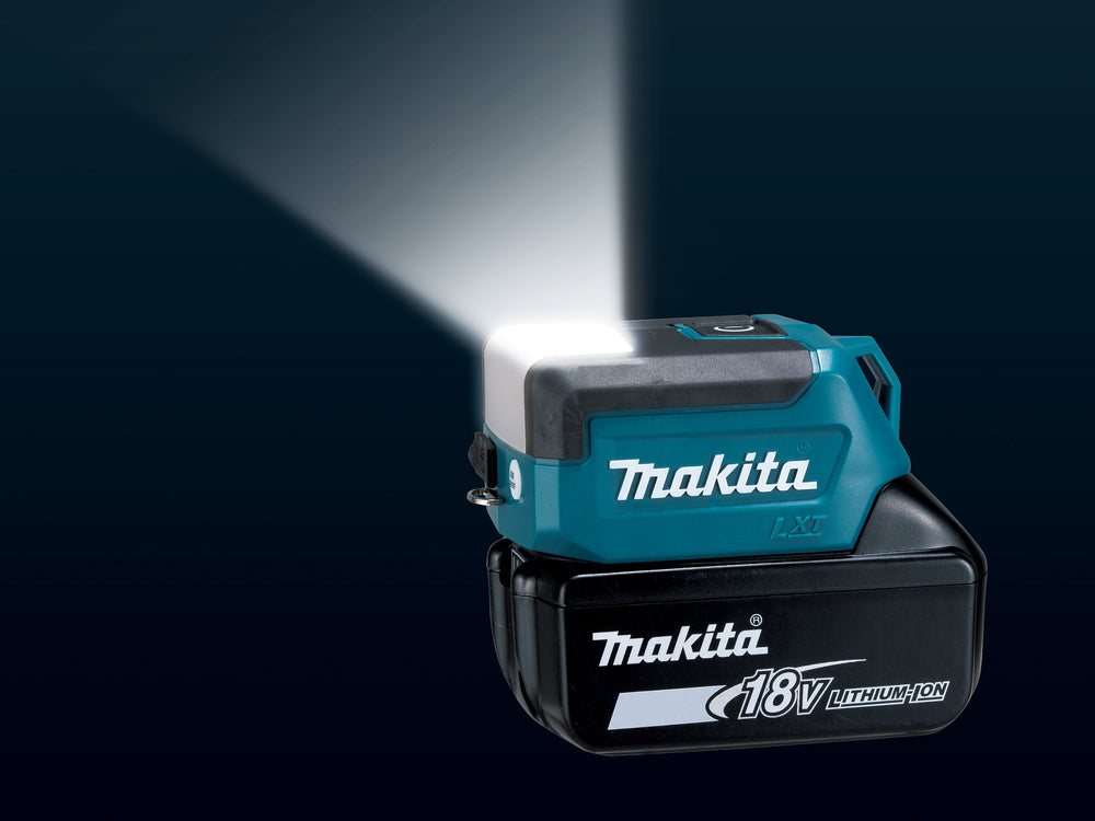 Makita LED-Akku-Taschenlampe – 3 Leuchtmodi, USB-Port & kompaktes Design (18V LXT) - DML817