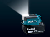 Makita LED-Akku-Taschenlampe – 3 Leuchtmodi, USB-Port & kompaktes Design (18V LXT) - DML817