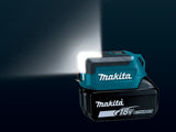 Makita LED-Akku-Taschenlampe – 3 Leuchtmodi, USB-Port & kompaktes Design (18V LXT) - DML817