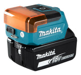 Makita LED-Akku-Taschenlampe – 3 Leuchtmodi, USB-Port & kompaktes Design (18V LXT) - DML817