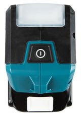 Makita LED-Akku-Taschenlampe – 3 Leuchtmodi, USB-Port & kompaktes Design (18V LXT) - DML817