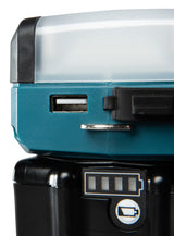 Makita LED-Akku-Taschenlampe – 3 Leuchtmodi, USB-Port & kompaktes Design (18V LXT) - DML817