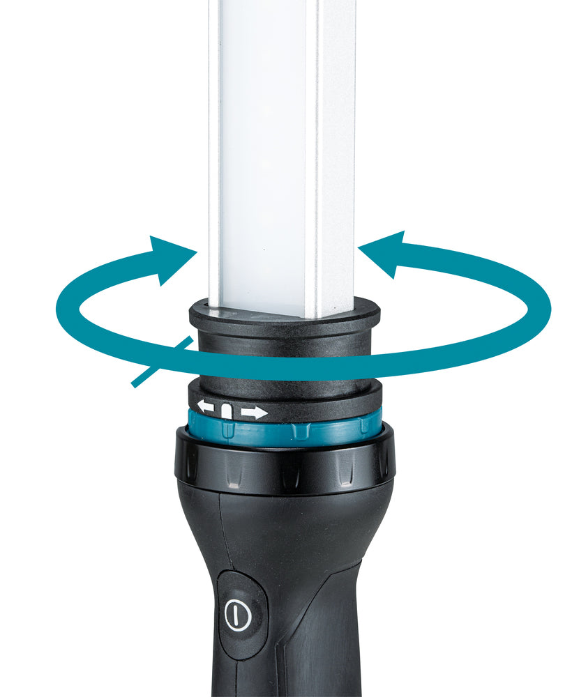 Makita LED-Akku-Stableuchte DML818 – 1.700 lm, klappbar & mit Teleskophalterung - DML818