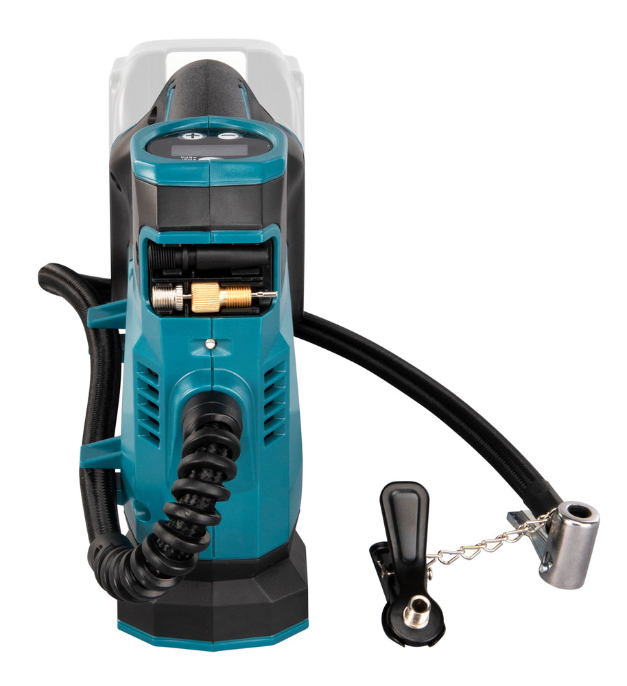 Makita Akku-Kompressor 18V – bis 8,3 bar, Digitaldisplay, LED & Auto-Stopp - DMP180Z