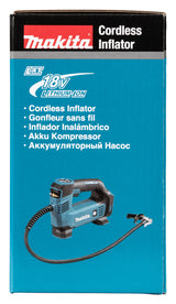 Makita Akku-Kompressor 18V – bis 8,3 bar, Digitaldisplay, LED & Auto-Stopp - DMP180Z