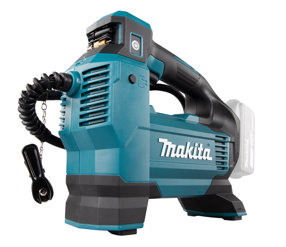 Makita Akku-Kompressor – 3 Stufen, Digitaldisplay, Auto-Stopp, inkl. Ventiladapter - DMP181Z
