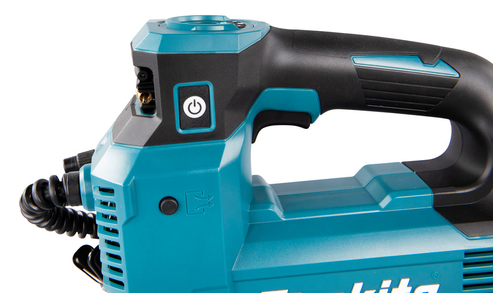 Makita Akku-Kompressor – 3 Stufen, Digitaldisplay, Auto-Stopp, inkl. Ventiladapter - DMP181Z