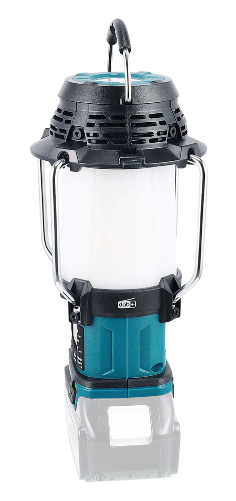 Makita Akku-Radio mit Laterne – DAB+/FM, 4 Lichtmodi, USB-Ladefunktion, IP65 - DMR056