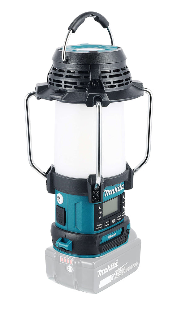 Makita Akku-Radio mit Laterne – DAB+/FM, 4 Lichtmodi, USB-Ladefunktion, IP65 - DMR056