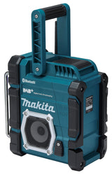 Makita Akku-Baustellenradio – Bluetooth, DAB+/FM, IP64, Akku- & Netzbetrieb - DMR112