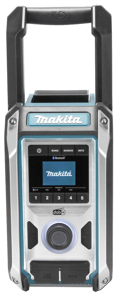 Makita Akku-Baustellenradio – robuster Soundbegleiter mit Bluetooth & DAB+ - DMR115