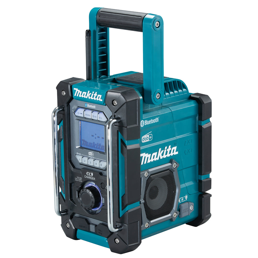 Makita Akku-Baustellenradio DMR301 – DAB/DAB+/FM/AM, Bluetooth, IP64, Ladefunktion - DMR301