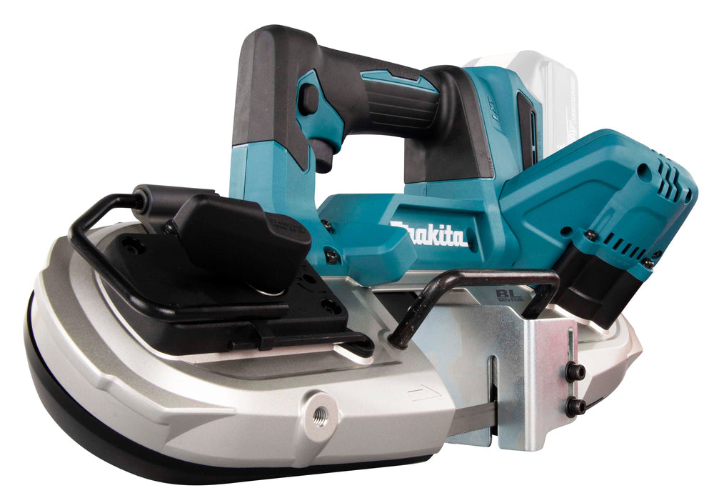 Makita Akku-Bandsäge 18V – bürstenlos, regelbare Geschwindigkeit, bis 66 x 66 mm Schnittkapazität - DPB183Z