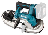 Makita Akku-Bandsäge 18V – bürstenlos, regelbare Geschwindigkeit, bis 66 x 66 mm Schnittkapazität - DPB183Z