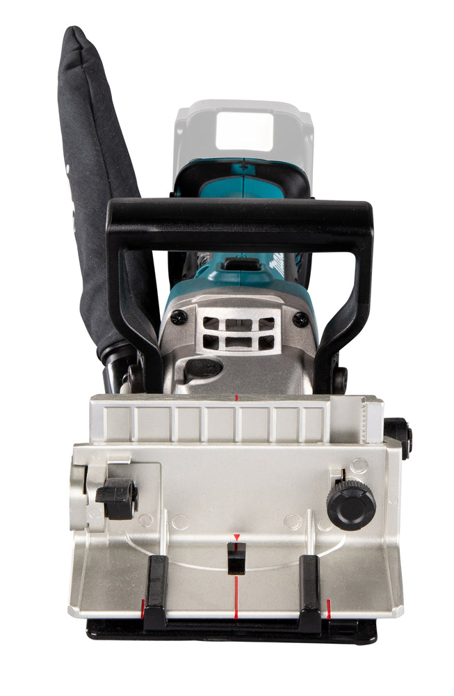 Makita Akku-Nutfräse – 100 mm Fräser, 20 mm Schnittleistung, stufenlos verstellbar - DPJ180Z
