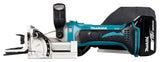 Makita Akku-Nutfräse – 100 mm Fräser, 20 mm Schnittleistung, Tiefeneinstellung & Staubsack - DPJ180RTJ