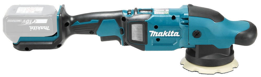 Makita Akku-Exzenterpolierer 125 mm – 18V bürstenlos, 2 Modi, konstante Drehzahl - DPO500Z