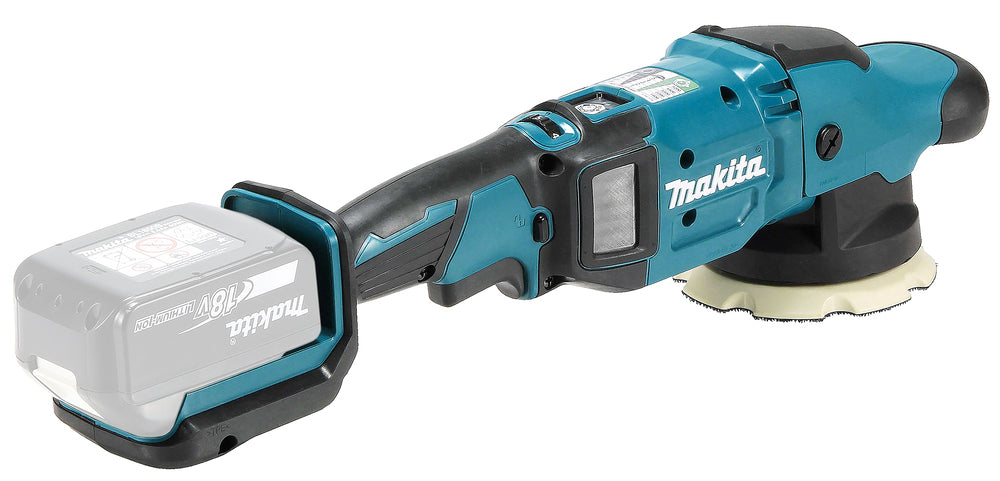 Makita Akku-Exzenterpolierer 125 mm – 18V bürstenlos, 2 Modi, konstante Drehzahl - DPO500Z
