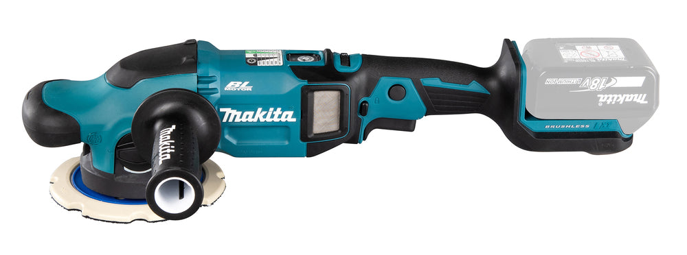 Makita Akku-Exzenterpolierer 150 mm – 18V bürstenlos, 2 Modi, konstante Drehzahl - DPO600Z