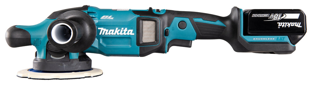 Makita Akku-Exzenterpolierer 150 mm – 18V bürstenlos, 2 Modi, konstante Drehzahl - DPO600TKX1