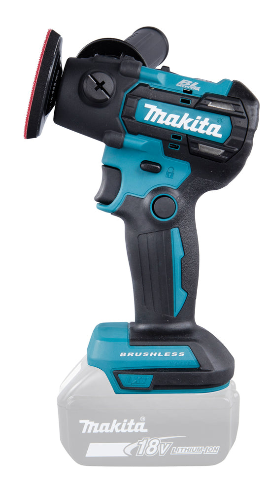 Makita Akku-Schleifer und -Polierer Ø 50/75 mm – bürstenlos, 2-Stufen-Drehzahl, XPT-Schutz - DPV300Z