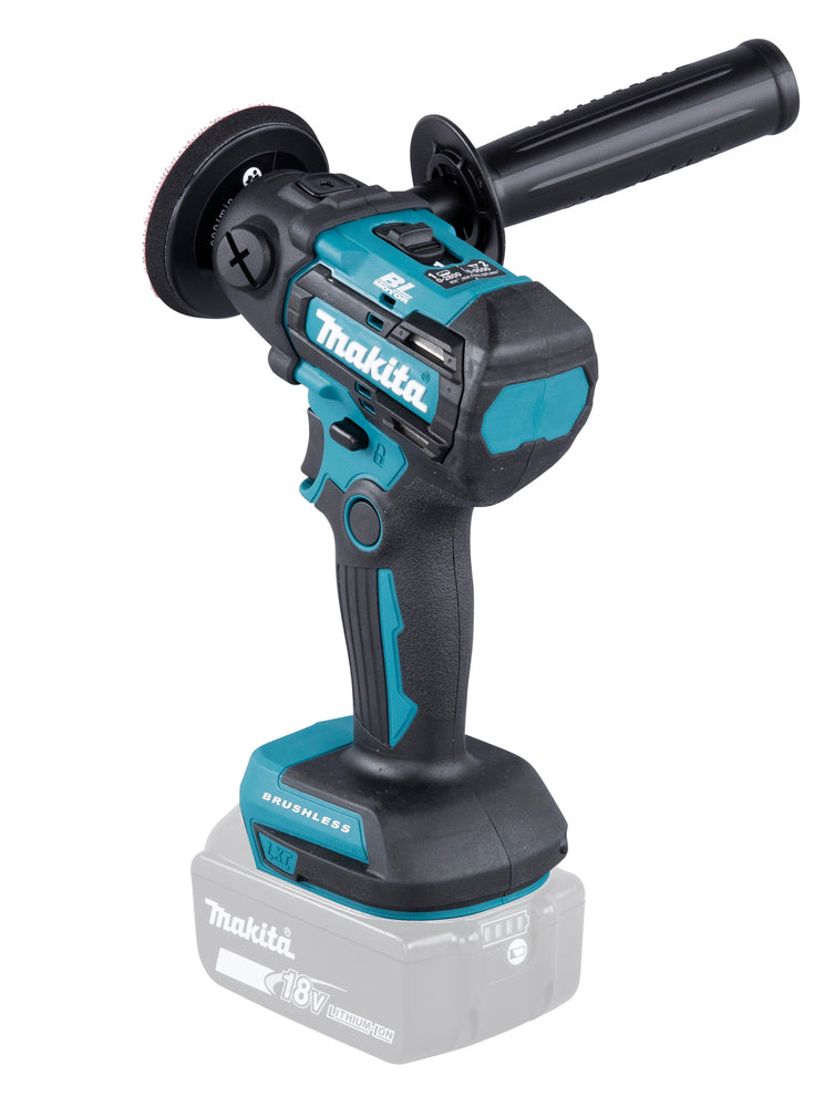 Makita Akku-Schleifer und -Polierer Ø 50/75 mm – bürstenlos, 2-Stufen-Drehzahl, XPT-Schutz - DPV300Z