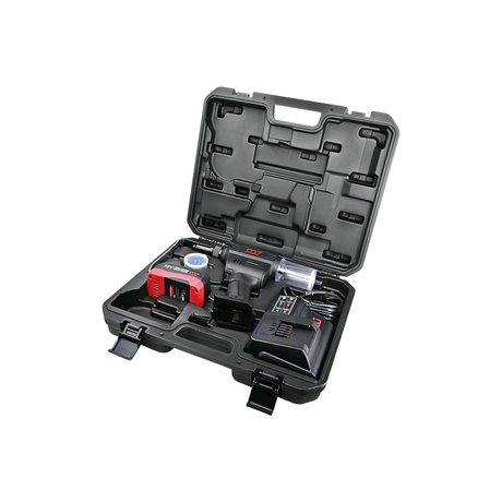 M7 Power-Werkzeuge - Akku-Blindnietgerät 18V 2.4-6.4mm mit Ladegerät + 1 Akku 5Ah DR102A1