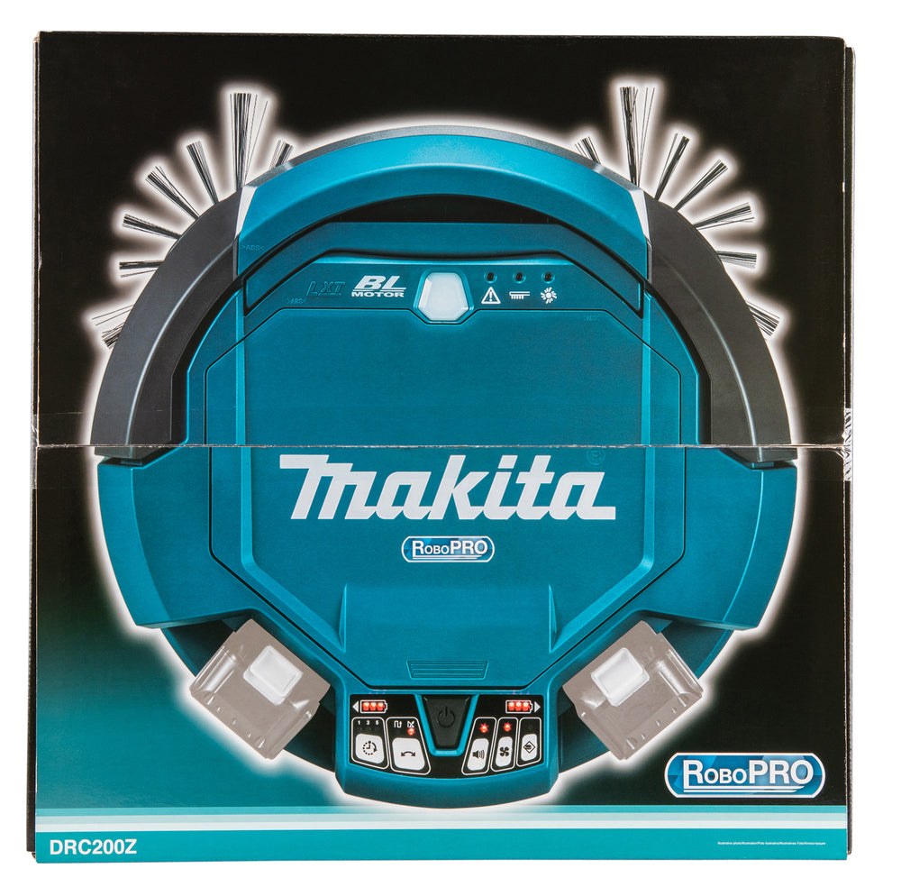 Makita Akku-Saugroboter – effiziente Reinigung für große Flächen - DRC200Z
