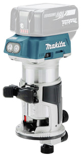 Makita Akku-Multifunktionsfräse – vielseitig für Kanten-, Ober- & Winkelfräsen - DRT50ZJX2