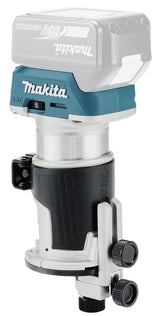 Makita Akku-Multifunktionsfräse – vielseitig für Kanten-, Ober- & Winkelfräsen - DRT50ZJX2
