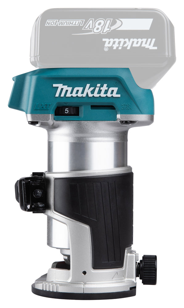 Makita Akku-Multifunktionsfräse – kompakt, vielseitig & präzise für Holzarbeiten - DRT50Z