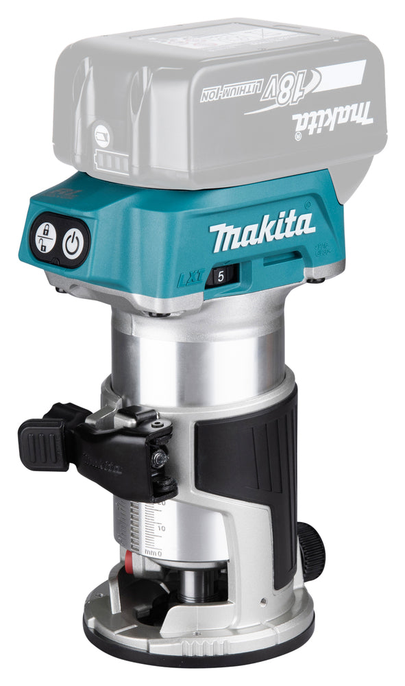 Makita Akku-Multifunktionsfräse – kompakt, vielseitig & präzise für Holzarbeiten - DRT50Z
