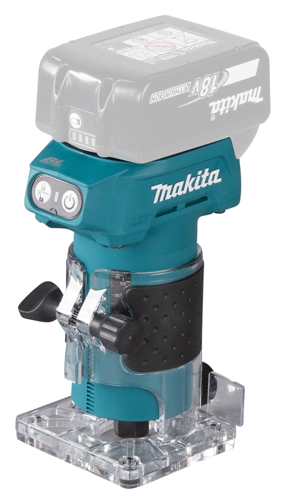 Makita Akku-Kantenfräse DRT52 – kompakt, effizient und sicher - DRT52Z