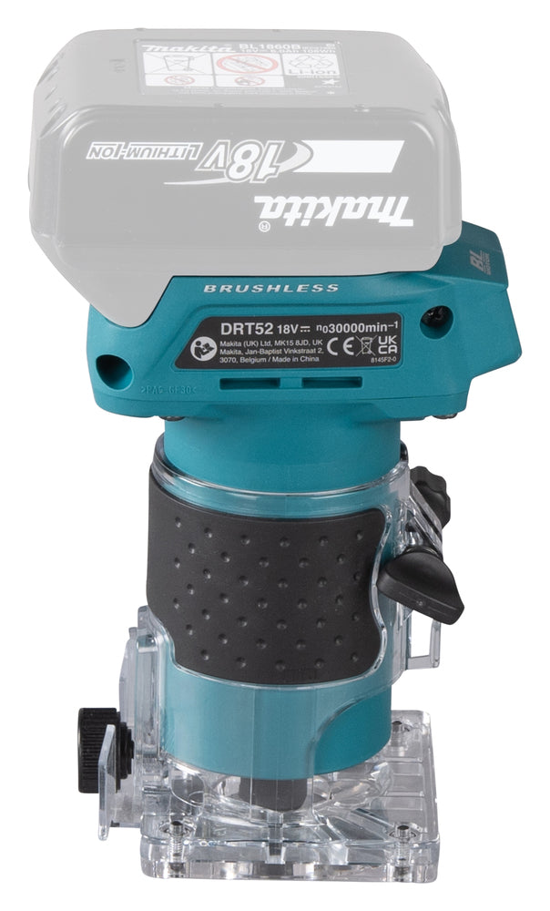 Makita Akku-Kantenfräse DRT52 – kompakt, effizient und sicher - DRT52Z
