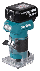 Makita Akku-Kantenfräse DRT52 – präzise, kompakt und sicher - DRT52