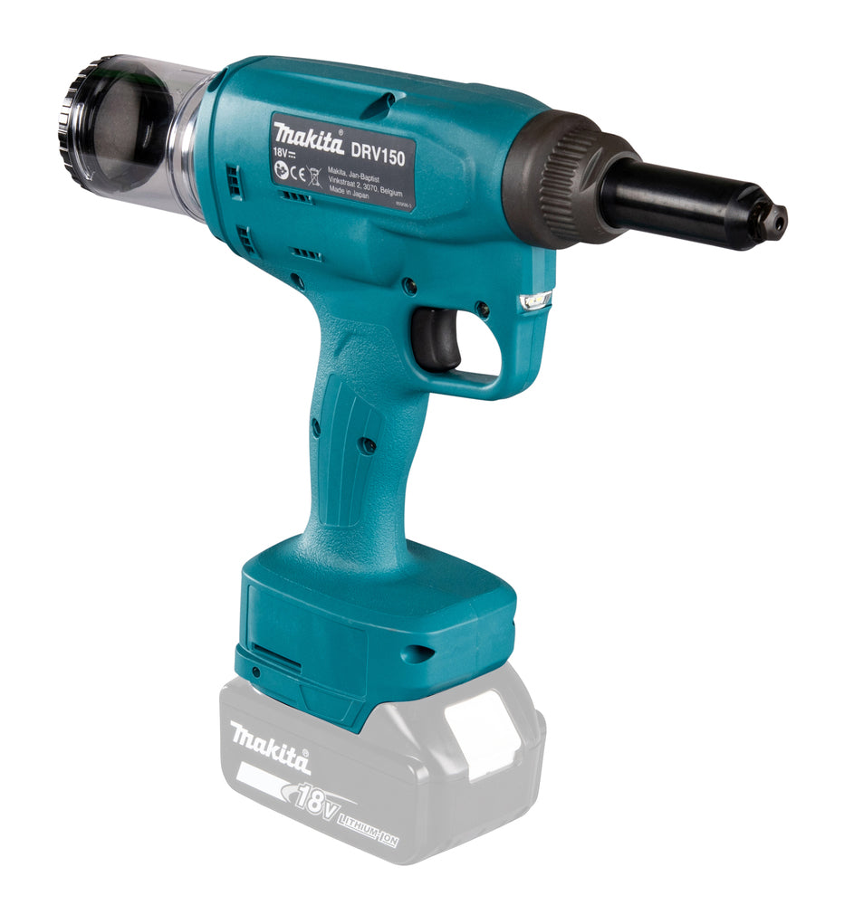 Makita Akku-Blindnietsetzgerät 18V – kompakt, präzise und randnah einsetzbar - DRV150Z