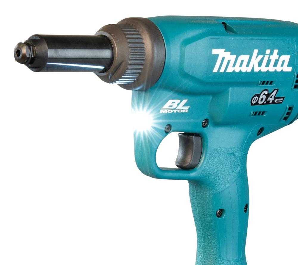 Makita Akku-Blindnietsetzgerät 18V – randnah, präzise und kraftvoll - DRV250Z