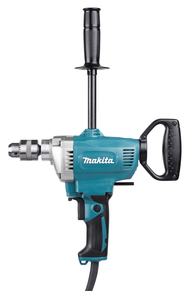 Makita Bohrmaschine – mit Kreuzgriff, Spatengriff & Zahnkranzfutter 2–13 mm - DS4012J