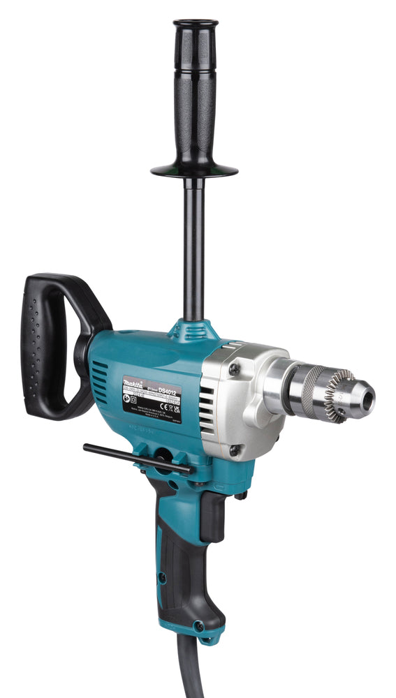 Makita Bohrmaschine – mit Kreuzgriff, Spatengriff & Zahnkranzfutter 2–13 mm - DS4012J